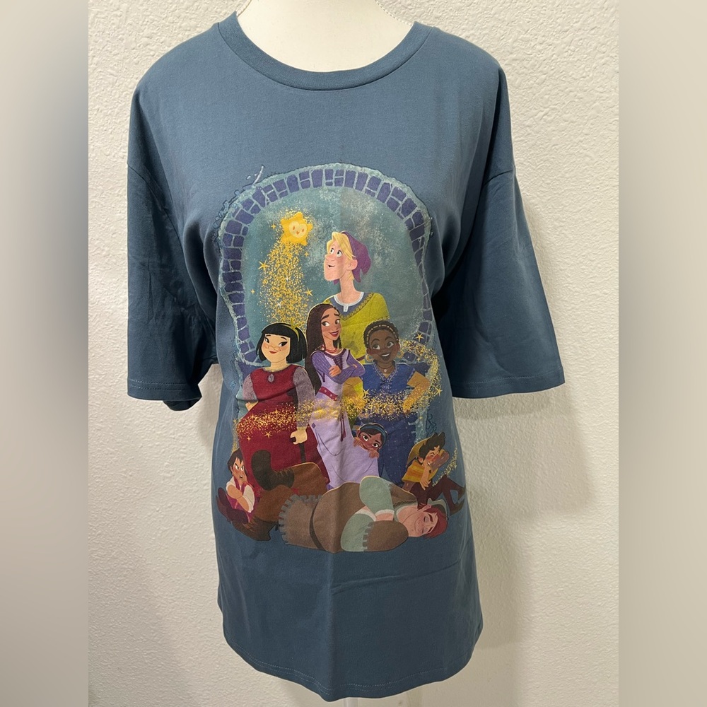 DISNEY Wish Asha and Her Friends Tshirt NWT - Picture 2 of 8